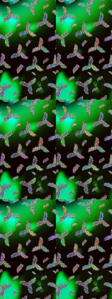 Kar taneleri tasarımı. Retro stil dokusu, şablon kış elementleri. Modern tasarım posteri, kapak tasarımı, yeşil, siyah ve gri renkli kart tasarımı. Moda olmuş kar taneleri ve elementler Memphis kartları.