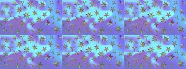 Renkli mavi çizim kalıbı. Tekstil ve kapak tasarımı için mükemmel. Doodle tarzı. Elle çizilmiş sonbahar çiçeği deseni. Mavi renkte çiçekler.