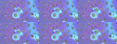 Nazikçe, güzel çiçek arkaplanı. Mor renkli çiçekler. Raster çiçek desenli ve çiçekli..