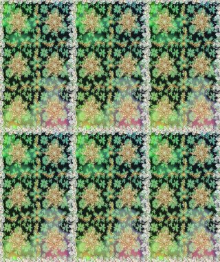 Geleneksel klasik altın desen. Raster oryantal süs. Gri renkli ve altın elementli altın desenli. Barok tarzında eskiz doğulu süsü..