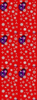 Çizim çiçek deseni duvar kağıdı, web sitesi arka planı, ambalaj kağıdı, davetiye, broşür, afiş veya web sitesi için kullanılabilir. El çizimi Raster çizimi. Karalama elementleri.