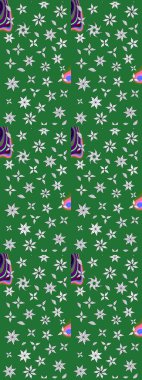 Küçük çiçekteki sevimli çiçek deseni. Raster illüstrasyonu. Tony 'nin kumaş kalıbını çiz. Modaya uygun kumaş deseni.