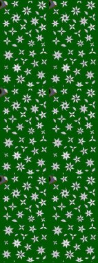 Suluboya elle çizilmiş çiçek desenli eskiz deseni. Parlak renkli fantezi çiçekleri, yapraklar, yeşil renkli tomurcuklar.