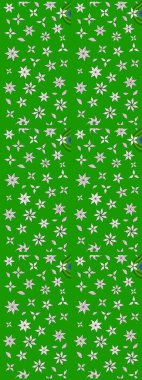 Çiçek deseni. Raster illüstrasyonu. Chichi 'nin kumaş kalıbını çiz. Renkli Bahar Teması eskiz kalıbı. Düz Çiçek Elementleri Tasarımı.