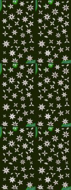 Çiçek desenli raster, gri çizgi grafik desenli soyut raster arkaplan. Modern stil dokusu.