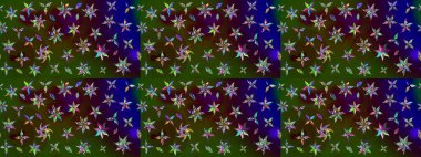 Kahverengi renkli çiçekler. Raster düz çiçek çizim deseni. Tasarım hediye paketi, tebrik kartları, posterler ve afiş tasarımı.