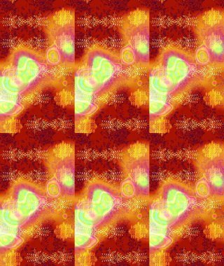 Parlak renkli çiçekleri ve kırmızı, turuncu ve sarı renkte yaprakları olan harika bir çiçek deseni. Halk tarzı. Modern çiçek arkaplanı. Moda baskıları için zarif bir şablon.