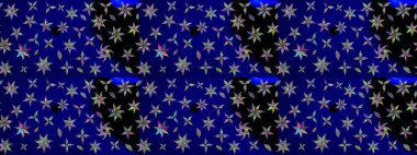 Eski usul. Raster illüstrasyonu. Tomurcukları papatya çiçekleri olan sevimli bir çiçek deseni. Eskiz geçmişi. Miles Fleur, süslü püslü bir süs. Kumaş, tekstil ve duvar kağıdı baskısı için..