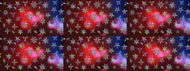 Çiçek desenli eskiz. Kahverengi renkli çiçekler. Tişört baskısı için çiçek boyama rasteriName.