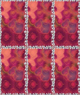 Raster suluboya çiçek deseni, narin çiçekler, mor çiçekler, tebrik kartı şablonu. Güzel kumaş deseni.