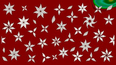 Anti-stres için soyut örnek sayfası. Raster illüstrasyonu. Kırmızı renklerde.