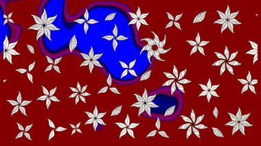 Küçük çiçekteki sevimli çiçek deseni. Raster illüstrasyonu. Tony 'nin kumaş kalıbını çiz. Modaya uygun kumaş deseni.