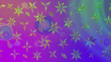 Düz Çiçek Elementleri Tasarımı. Güzel kumaş deseni. Renkli Yaz Temalı eskiz kalıbı. Raster çiçekli arka plan. Yazdır. Güzel çizim şekli..