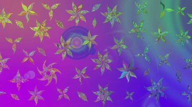 Suluboya, elle çizilmiş. Eskiz arkaplan modeli. Vadinin çiçekleri mor renklerde. Raster - stok.