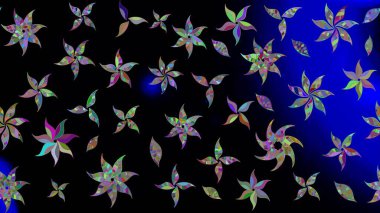 Güzel kumaş deseni. Çiçek arkaplan. Çizim raster deseni.