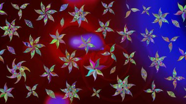 Çiçek kompozisyonu, el boyası, hassas şablon. Üst manzara, yumuşak kahverengi renk. Manzaralı çiçek deseni. Sevgililer günü ve tebrik kartı konsepti için şık bir davet.