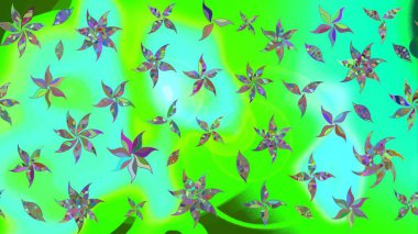 Güzel suluboya yaz çiçekleri deseni..