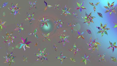 Suluboya tarzında gri renkli çiçekler. Üzerinde gri renkte çiçekler olan çiçek deseni çiz..