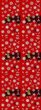 Klasik çiçek desenli. Paketleme, tekstil, duvar kâğıdı için çiçek eskizi. Yumuşak fayans. Raster 'ın taze dokusu. Yumuşak pamuk tasarımı.