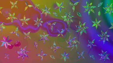 Çiçek deseni duvar kağıdı, desen dolguları ve web sayfası arka planı için kullanılabilir. Şekil verilmiş çiçeklerle eskiz deseni. Süslü zentangle çizim dokusu, soyut çiçeklerle süslenmiş..