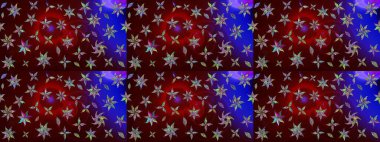 Çiçek desenli eskiz. Kahverengi renkli çiçekler. Düz Çiçek Elementleri Tasarım Raster illüstrasyonu. Renkli Bahar Teması çizim şablonu.