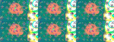 Tekstil, kumaş, kapaklar, duvar kağıtları, baskı, naylon, koleksiyon defteri, örgü, dekupaj için güzel bir eskiz. Millefleur 'lar. Küçük mavi çiçekli oldukça eski bir besin torbası deseni..