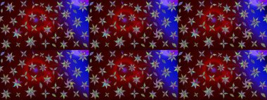 Çiçek desenli eskiz. Kahverengi renkli çiçekler. Düz Çiçek Elementleri Tasarım Raster illüstrasyonu. Renkli Bahar Teması çizim şablonu.