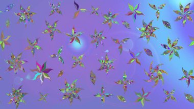 Güzel kumaş deseni. Mor renklerde. Raster illüstrasyonu. Raster illüstrasyonunda çiçek deseni çizimi.