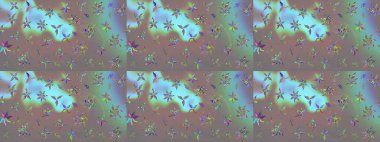 Raster suluboya çiçek deseni, narin çiçekler, gri çiçekler, tebrik kartı şablonu. Raster Güzel kumaş deseni.