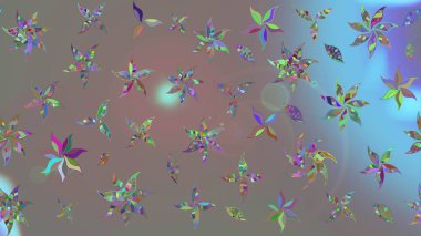 Soyut etnik raster çizim kalıbı. Kabile sanatı boho baskısı, klasik çiçek arkaplanı. Arkaplan dokusu, duvar kağıdı, gri renkli çiçek teması.