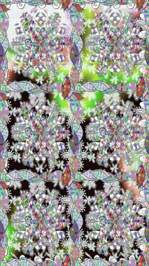 Küçük çiçekli kusursuz yay deseni. Suluboya stilinde nötr renklerde. Raster illüstrasyonu.