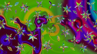 Ev dekoru. Paisley el çizimi elementler. Fantezi çiçekli eskiz deseni, doğal duvar kağıdı, çiçek desenli kıvrımlı illüstrasyon.