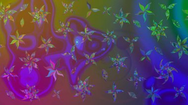 Üst manzara, yumuşak mor renk tarzı. Sevgililer günü ve tebrik kartı konsepti için şık bir davetiye. Çiçek kompozisyonu, el boyası, hassas şablon. Manzaralı çiçek deseni.