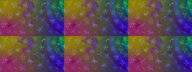 Nazik romantik baskı. Bahar mevsimi. Raster güzel bir çiçek deseni çizmiş. Tatil havası..