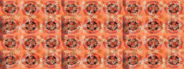 Kar Tanesi Simgesi. Turuncu, kahverengi ve bej renklerde izole edilmiş. Kar Tanesi Raster illüstrasyonu. Kış kar taneleri.