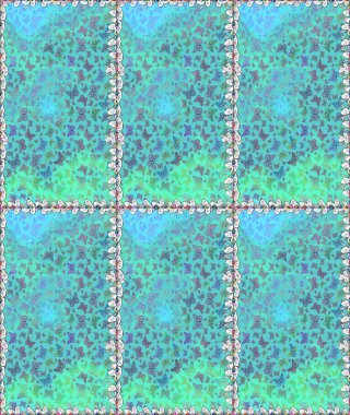 Robot resim. Mavi arka planda kelebek. Raster illüstrasyonu. Davetiye, kart ve parmak izi için basit kadınsı bir model. Rastgele mavi kelebekler şirin desenler.