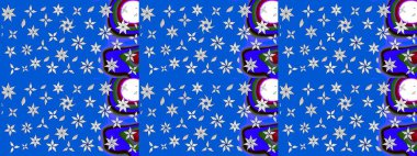 Kumaş, tekstil, duvar kağıdı baskısı için. Eski usul. Raster. Tomurcukları çiçek olan sevimli bir çiçek deseni. Eskiz geçmişi. Raster illüstrasyonu.