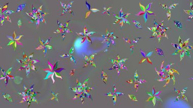 Nazik romantik baskı. Raster güzel bir çiçek deseni çizmiş. Bahar mevsimi. Tatil havası..