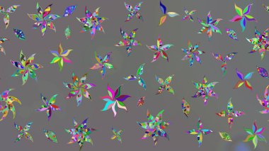 Raster Hip kumaş deseni. Eskiz Vintage Çiçek Deseni.