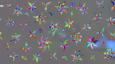 Yumuşak, bahar çiçekli arka plan. Gri renkli çiçekler. Raster çiçek desenli ve çiçekli..