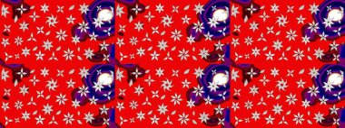 Küçük kırmızı çiçeklerle oldukça eski bir besin torbası deseni. Tekstil, kumaş, kapaklar, duvar kağıtları, baskı, paket, koleksiyon defteri, örgü, dekupaj için çiçek arkaplanı..