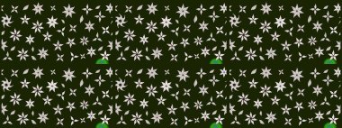 Çiçekli karalama şeklinde Raster çiçek deseni. Nazikçe, güzel çiçek arkaplanı. Gri renkli çiçekler.