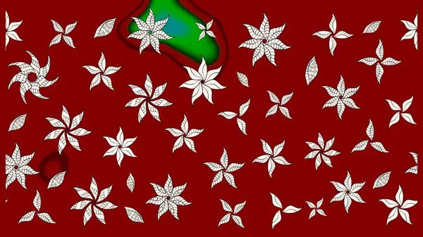 Raster illustration. Floral pattern. Flourish ornamental spring garden texture. Flower sketch background.