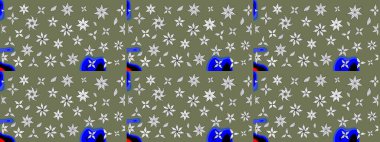 Gömlek, arka plan modelini çiz. Tropik çiçekler. Yeşil renkte çiçekler.