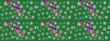 Raster illüstrasyonu. Çizim kalıbı. Organik motif arka planı. Ultraviyole kumaş deseni.