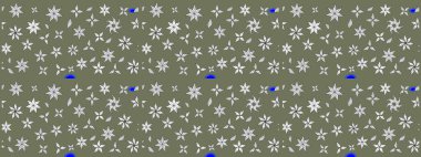 Raster deseni. Küçük çiçekte güzel bir çiçek deseni var. Çiçekli çiçek deseni, suluboya..