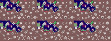 Çiçek arkaplanlı soyut zarafet eskiz deseni. Raster Güzel kumaş deseni.