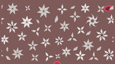 Sevgililer günü ve tebrik kartı konsepti için şık bir davetiye. Kahverengi renkte manzaralı çiçek deseni. Üst manzara, yumuşak stil. Çiçek kompozisyonu, el boyası, hassas şablon..