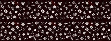 Nakış desenli çiçek deseni. Renkli grunge, soyut arkaplanı kolosiyah çiçeklerle süslüyor. İzler, kumaş, duvar kağıtları, tekstil için raster dokusu.