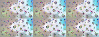 Güzel çiçek deseni. Gri renkli çiçekler. Renkli Bahar Teması eskiz kalıbı. Düz Çiçek Elementleri Tasarımı.